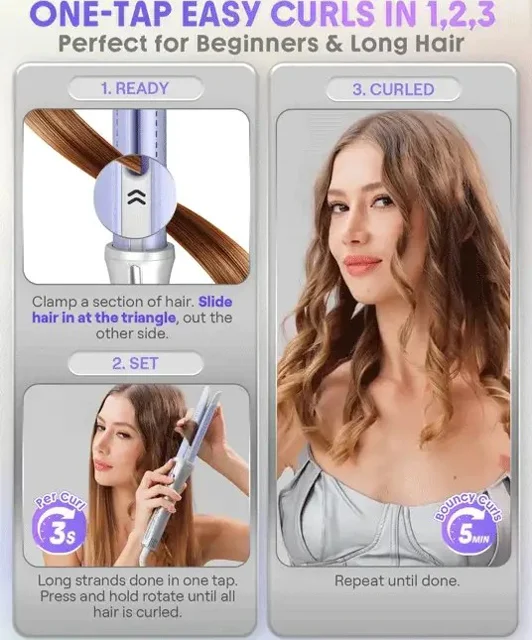 فرکننده مو شیگلم مدل One Touch Airflow Styler سایز 25 میلیمتر